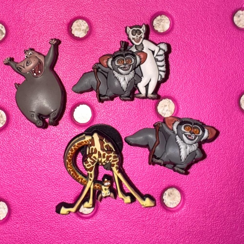Madagascar Croc Charms